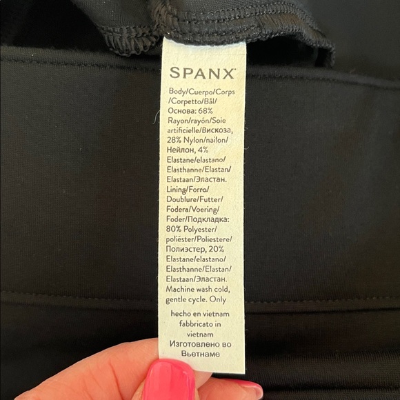 Spanx The Perfect Black Hi-Rise Flare Pants - Picture 8 of 11
